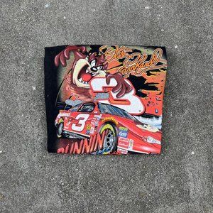 2000 Vintage Nascar Looney Tunes Taz Dale Earnhardt Tee Chase Authentics